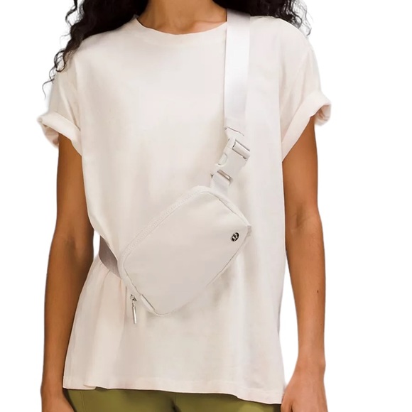 lululemon athletica Handbags - Lululemon | Everywhere Belt Bag White Opal Nylon Fanny Pack NWT